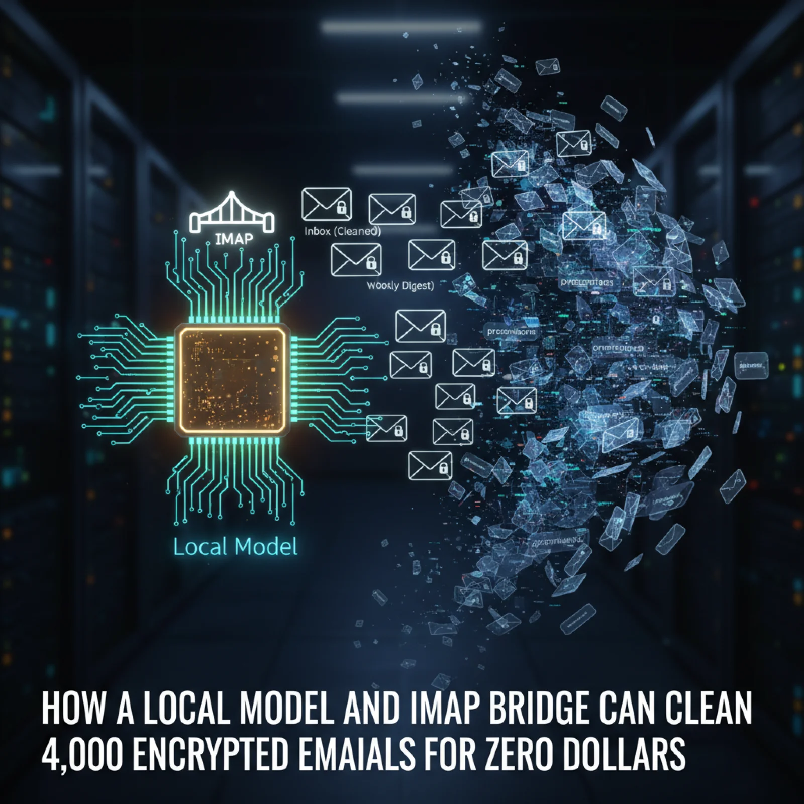 How a Local Model and IMAP Bridge Can Clean 4,000 Encrypted Emails for Zero Dollars
